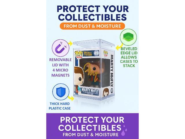 OnDisplay Premium Hard Protector Case for 4' Funko POP Dolls - Stackable Acrylic Display Case (1)