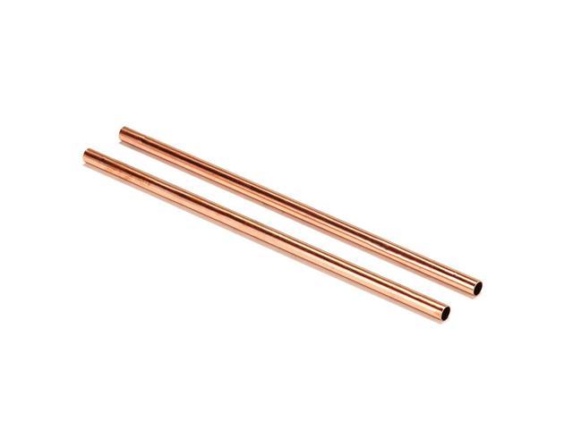 Photos - Barware Modern Home Authentic 100 Solid Copper Moscow Mule Straws - Set of 2 - Han