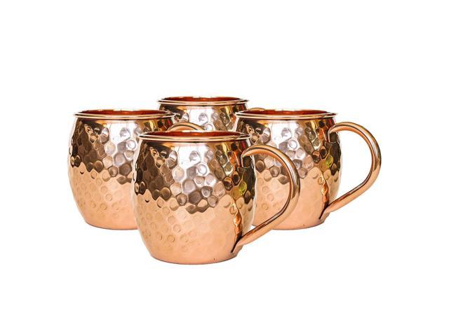 Photos - Barware Set of 4 Modern Home Authentic 100 Solid Copper Hammered Moscow Mule Mug 