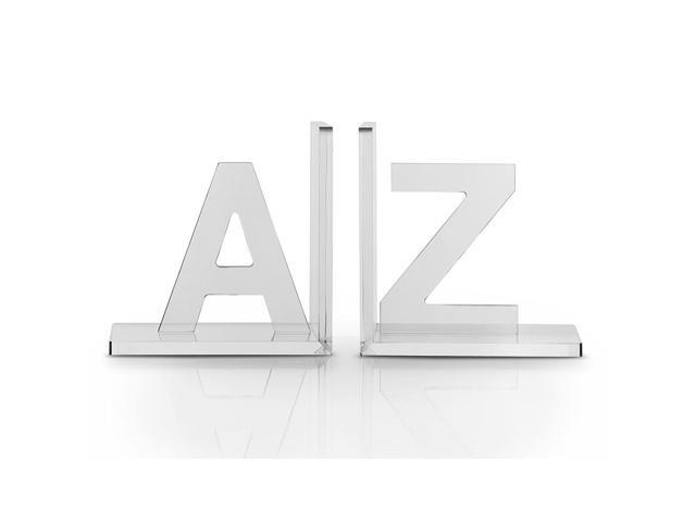 Vandue OnDisplay Luxe Crystal Acrylic Bookends A to Z