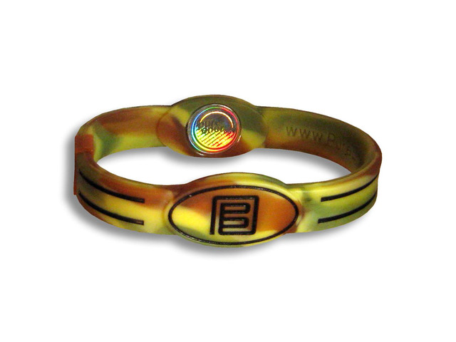 Pure Energy Flex Balance Band - Hologram Frequency Embedded Technology Silicone Bracelet (Camouflage, S)