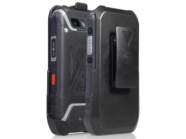 Black Belt Clip Holster Case Stand for Sonim XP5s Phone (XP5800)