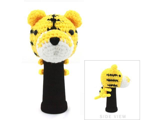 StitchHead Hand Stitched Yarn Animal Driver/Wood Head Cover (Tiger)