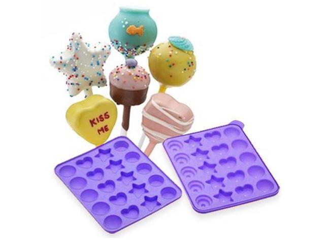 Cake Pops Shapes Instant Silicone Baking Pan Set