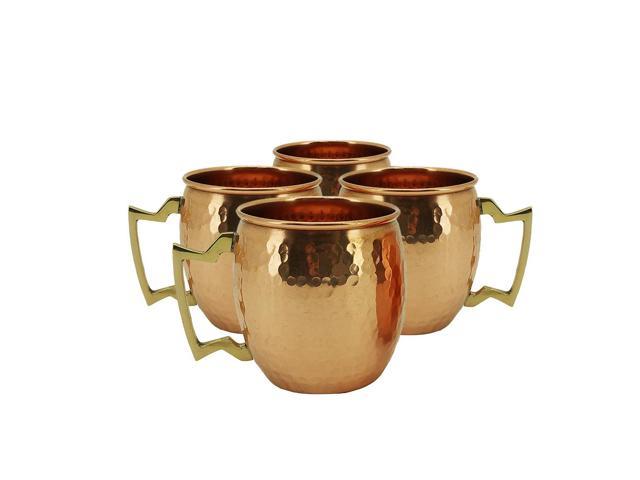 Photos - Barware Set of 4 Modern Home Authentic 100 Solid Copper Hammered Moscow Mule Mug 