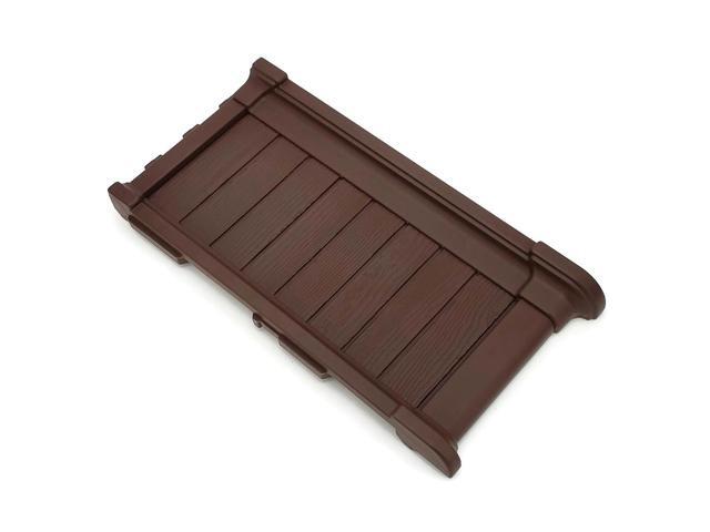 Modern Home Raised Garden Bed Kit - Stackable Modular Flower/Planter Kit (4'x2' Brown, Single)