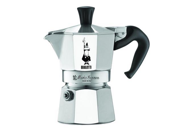The Original Bialetti Moka Express Made in Italy 1-Cup Stovetop Espresso Make. photo