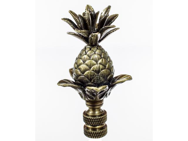 Photos - Chandelier / Lamp Blooming Pineapple Lamp Finial Antique Brass Metal 3'h F149A