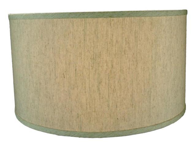 Textured Oatmeal Hardback Drum Lampshade 14x14x7