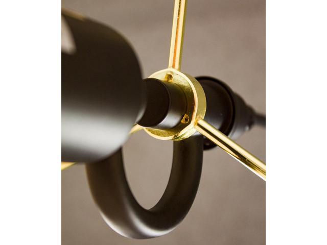 1-Light Plug In Swag Pendant Ceiling Light White Shade