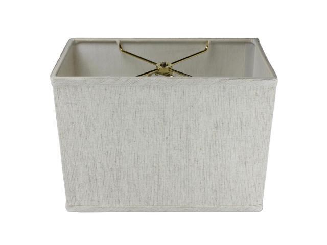 Rectangular 1 Light Swag Plug-In Pendant Hanging Lamp (6.5x12) (6.5x12) x 9 Textured Oatmeal