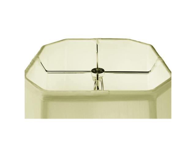 9x16x12 Square Cut Corner Lamp Shade Eggshell