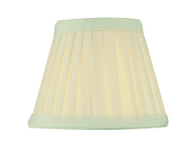 3x5x4 Crisp Linen Pleated Clip-on Candelabra Lampshade