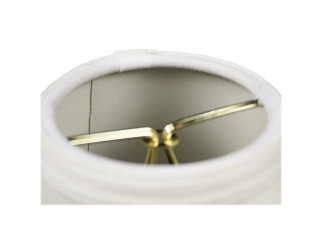 3x5x4 Clip-on Candelabra Lamp Shade Light Oatmeal Fabric