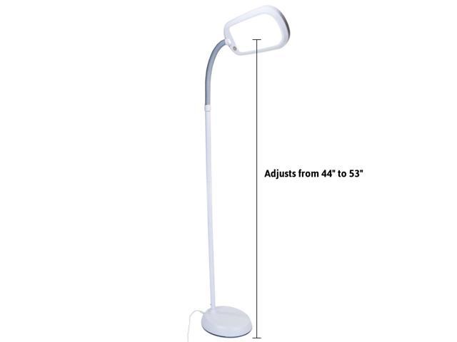 LED Bright Reader Natural Daylight Full Spectrum Floor Lamp Grey NEW SLIMMER DESIGN