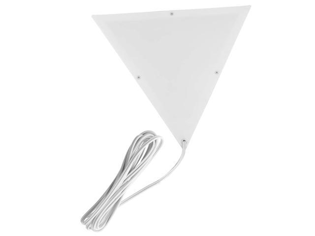 Beacon Triangle Corner Light, Plug-In 17' Cord, White by Home Concept