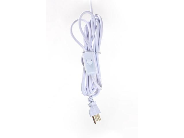 Photos - Chandelier / Lamp 2 Light Swag Conversion Kit Plug-In Ceiling Light Cord, White SWAG172WH
