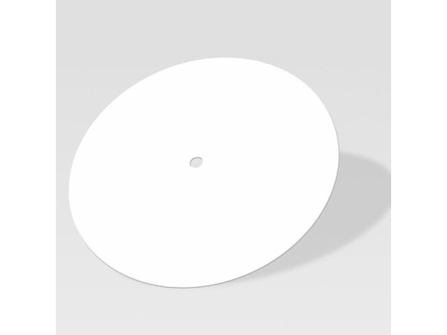 17' Round Diffuser Translucent by Home Concept frosted White (will Soften Light from Drum Lampshades and Pendants)