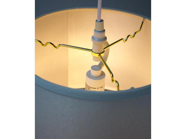 Swag Lampshade Conversion Kit White