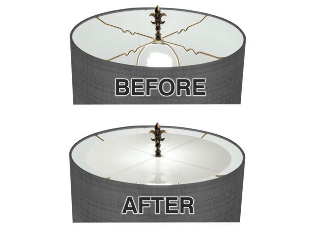 15' Round Diffuser Translucent frosted White (will Soften Light from Drum Lampshades and Pendants)