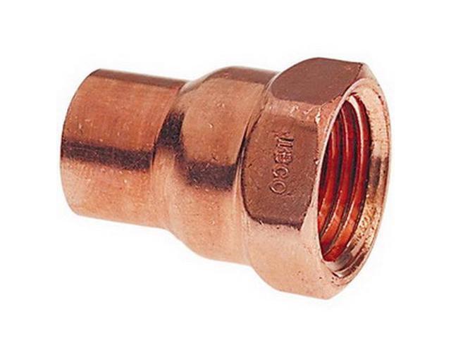 NIBCO 603-R 1-1/4' C x 1' FNPT Copper Reducing Adapter