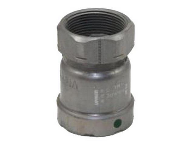 Viega MegaPress 4812 Carbon Steel Female Adapter, 1-1/4'