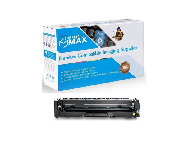 SuppliesMAX Compatible Replacement for HP Color Laser Jet MFP M154N/M154NW/M180N/M180NW/M181FW Yellow Toner Cartridge (900 Page Yield) (NO. 204A)...