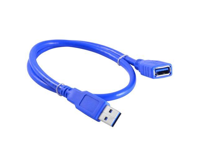 1.5ft USB 3.0 Extension Cable Type A Male to Female Extender Data Cord 50cm