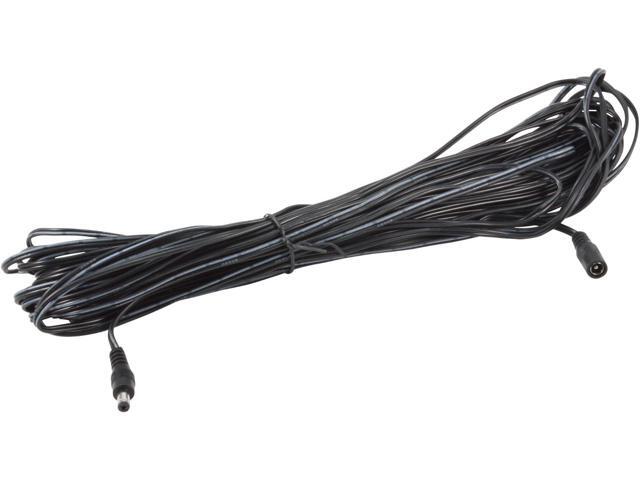 50ft DC Power Extension Cable 5.5mm x 2.1mm Male Female Cord 50 feet/15.2M 20AWG