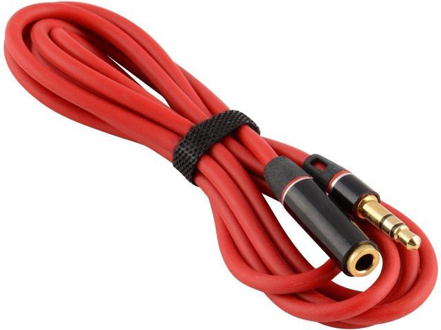 4ft 3.5mm 1/8' Stereo Audio Aux Headphone Cable Extension Cord M to F MP3