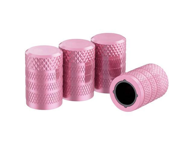 4pcs Tire Valve Stem Caps Anodized Aluminum Corrosion Resistant Covers Car Bike