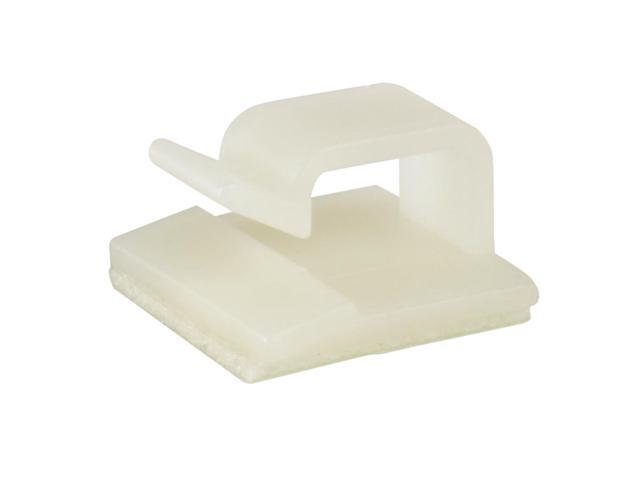 25pcs Simple Adhesive Cable Routing Clip for Cord Management, Medium