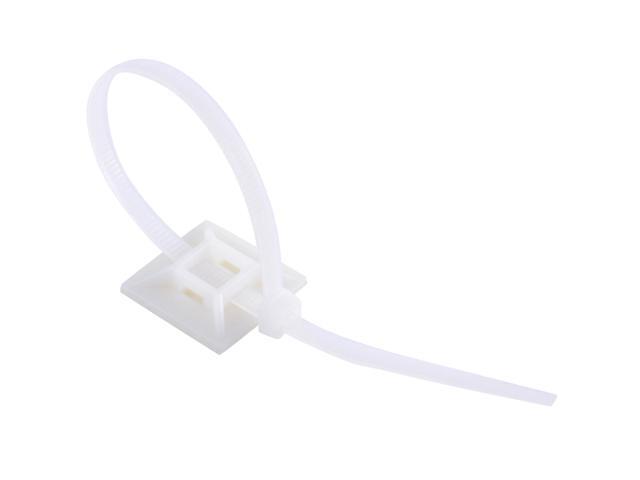 25x Zip Tie Mount Kit Self Adhesive Cable Management Cord Organizer Holder Large