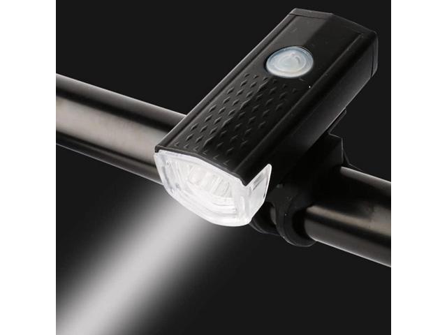 LED Bike Light Combo USB Rechargeable Headlight Rear Taillight Set Bicycle Lamp