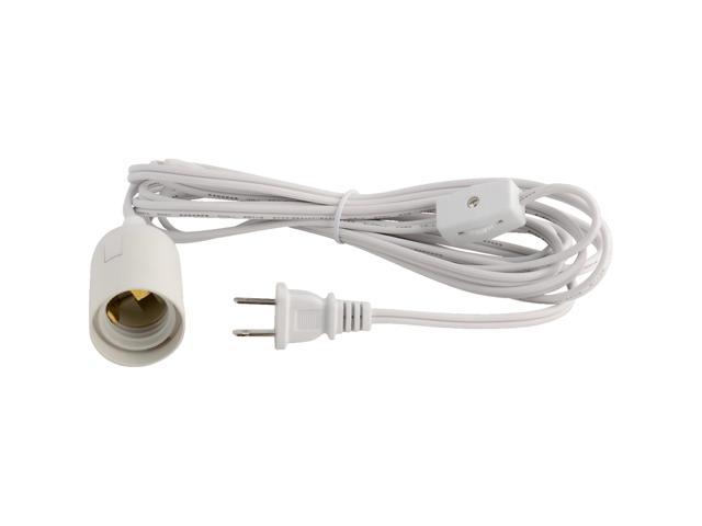 Photos - Chandelier / Lamp ABI® E26 Light Bulb Socket to 2-Prong US AC Power Cord Adapter with On/Off