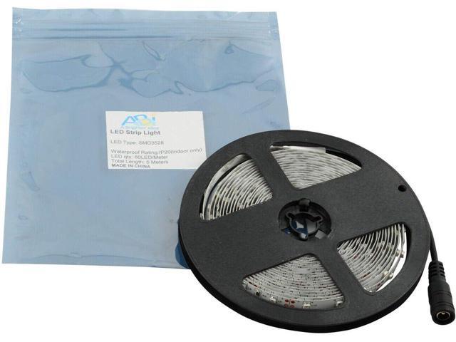 16FT Flexible LED Strip Light w/ Power Supply, Natural White 4000K, SMD 2835 12V
