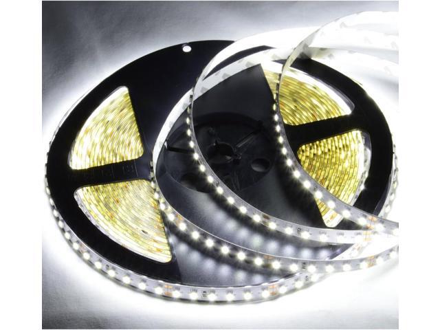 ABI 1200 LED Strip Light w/ Adapter, 10M Double Density, Cool White 6000K, 24V