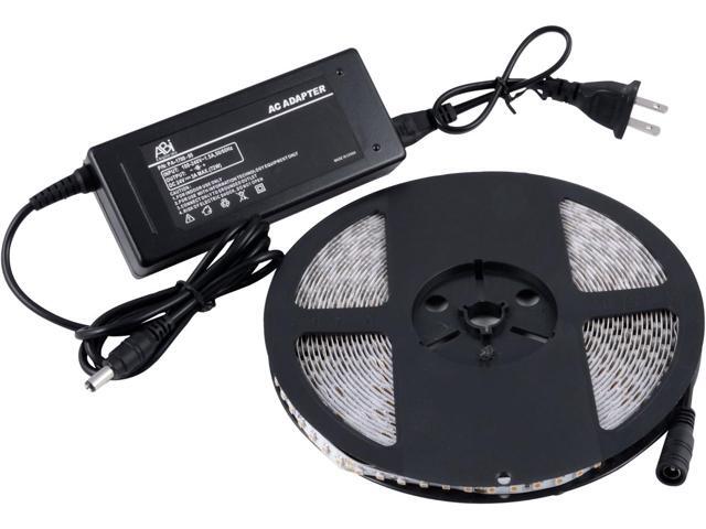 ABI 1200 LED Strip Light w/ Adapter, 10M Double Density, Cool White 6000K, 24V