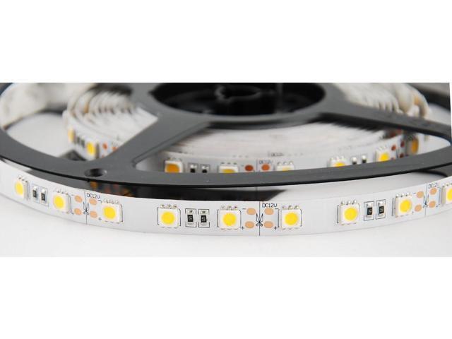 ABI 300 LED Strip Light Kit w/ Power Supply 5M High Brightness 5050 Warm White
