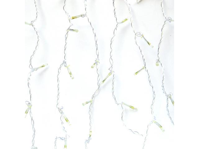 Icicle Curtain 200 LED String Fairy Christmas Lights Outdoor Daylight White Xmas