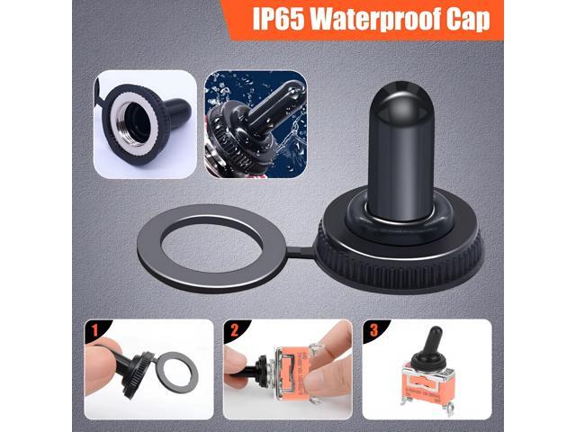 Toggle SWITCH ON/OFF Heavy Duty 15A 125V SPST 2 Terminal Car Boat Waterproof ORG