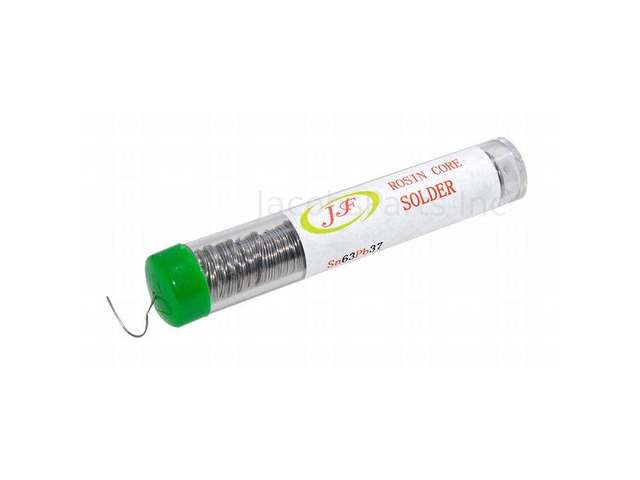 30W Pencil Tip Soldering Iron w/ 2x Tubes of Solder 63/37, 0.6mm (12.5g each)