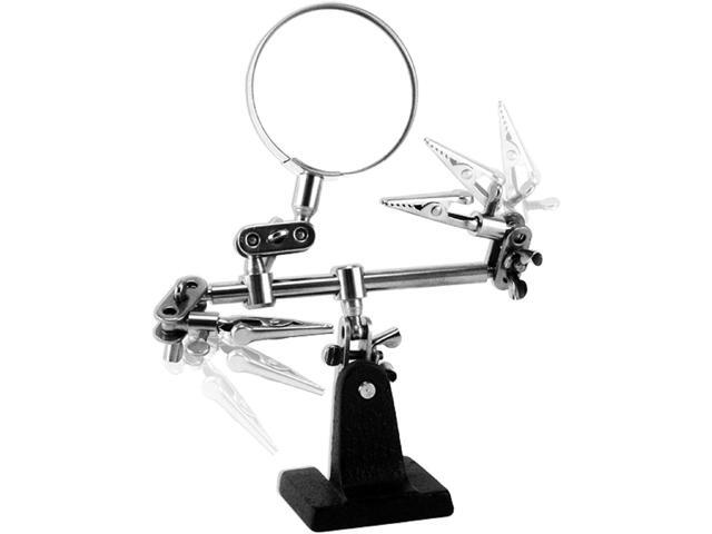 Helping Hands Tool Jewelry Repair Soldering Iron Clamp Holder Magnifying Glass