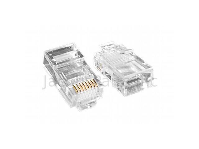 Delcast CP-8A RJ-45 Crimping Pliers, Crimp, Cut and Strip Tool with 25 Modular Connectors