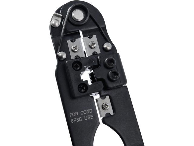 Delcast CP-8A RJ-45 Crimping Pliers, Crimp, Cut and Strip Tool