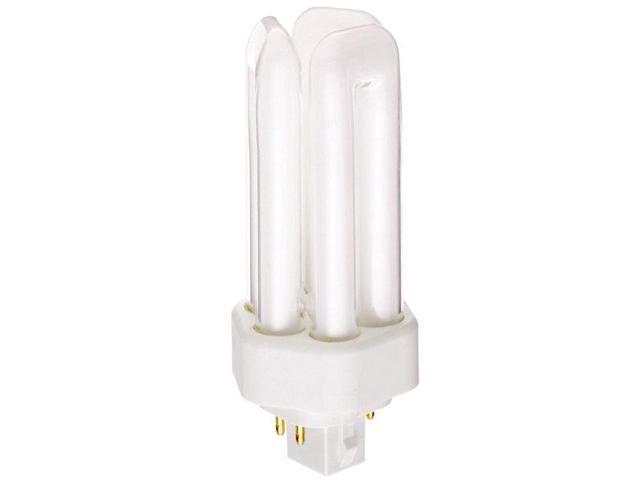 Satco S8341 18W Triple Tube 4-Pin GX24Q-2 Plug-In base 2700K fluorescent bulb