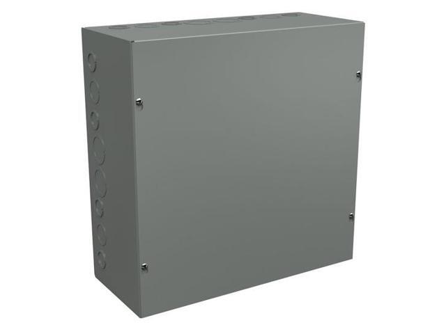 WIEGMANN SC121506 Captive Screws Electrical Enclosures, 15 in H, 6 in D, 12 in