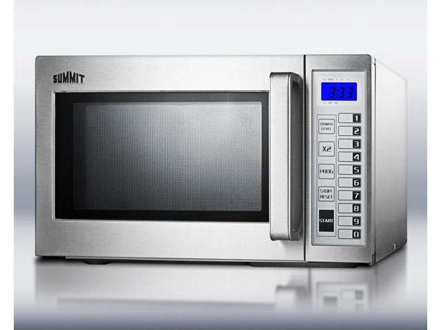 Summit SCM1000SS: Commercially approved microwave with stainless steel exterior and interior photo