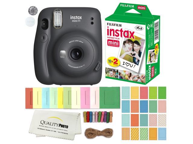 Photos - Camcorder Fujifilm INSTAX Mini 11 Instant Film Camera  Plus Instax Fi (Charcoal Gray)