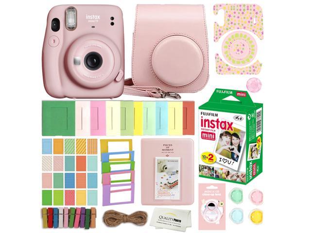 Photos - Camcorder Fujifilm Instax Mini 11 Instant Camera  With Case, 20 (Blush Pink)